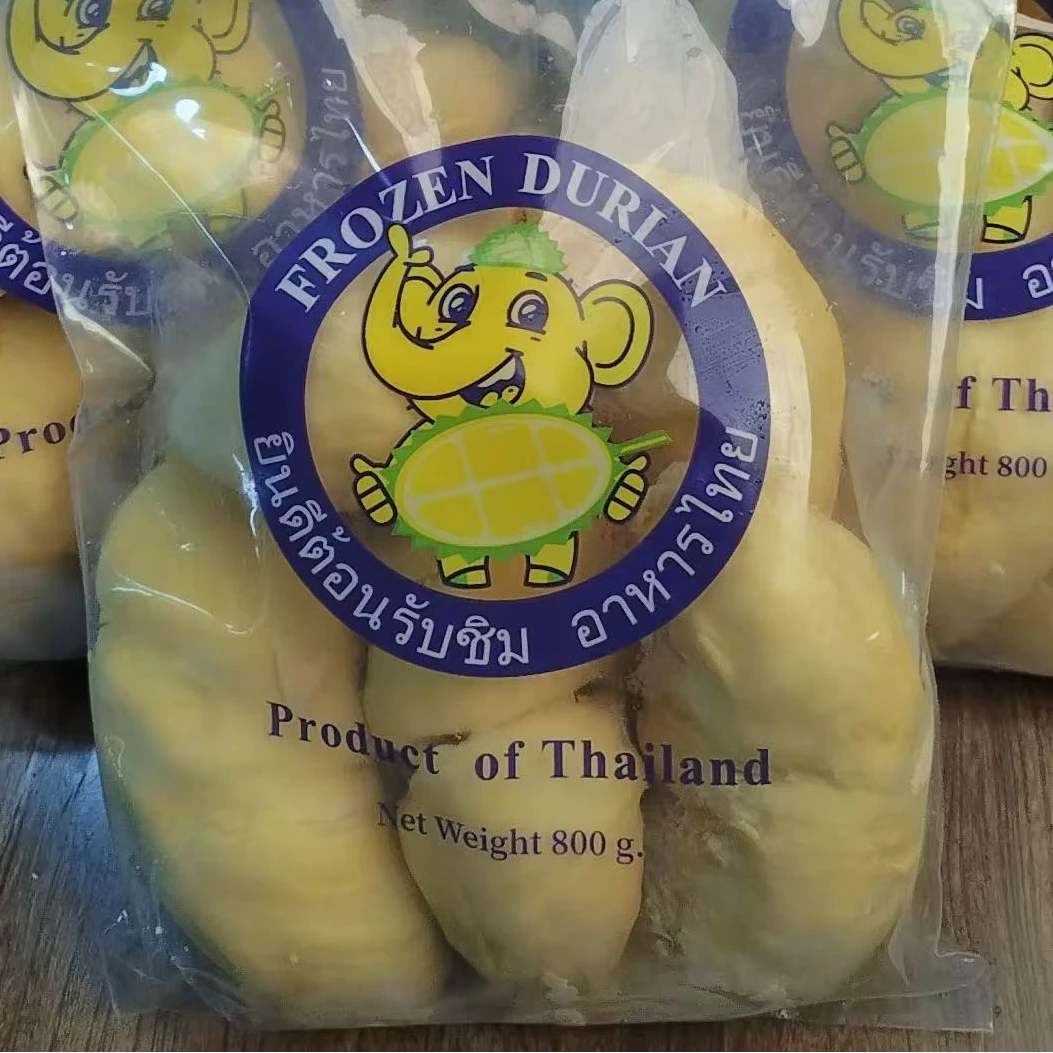 【乌市发货】新疆包邮泰国A级金枕榴莲肉液氮冷冻干肉800g/袋