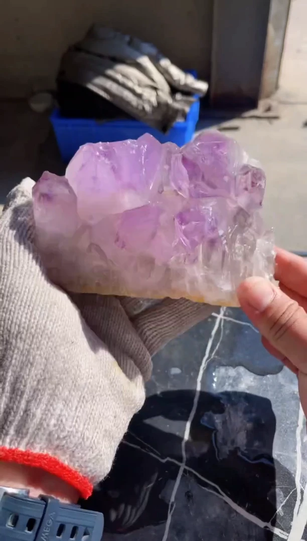 【闪购商品】水晶原石未镶嵌天然紫水晶原石摆件