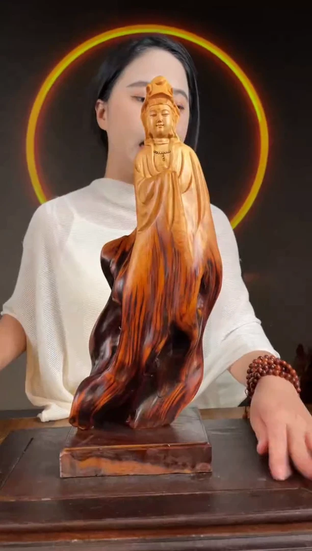 柏木（崖柏）手工摆件,先抢先得! 编号:301