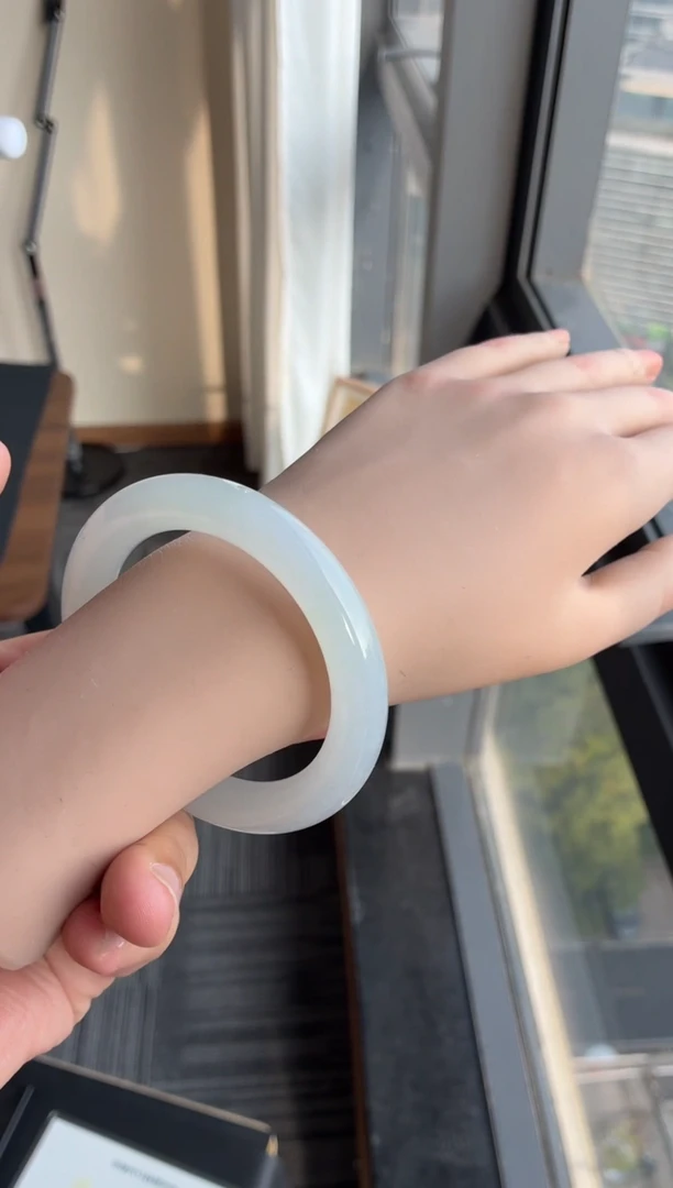 未镶嵌手镯翡翠100号58*11*10.8圆条