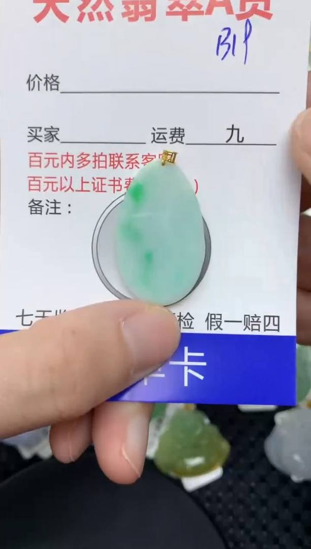 【闪购商品】翡翠颈饰18K金镶嵌111111111111