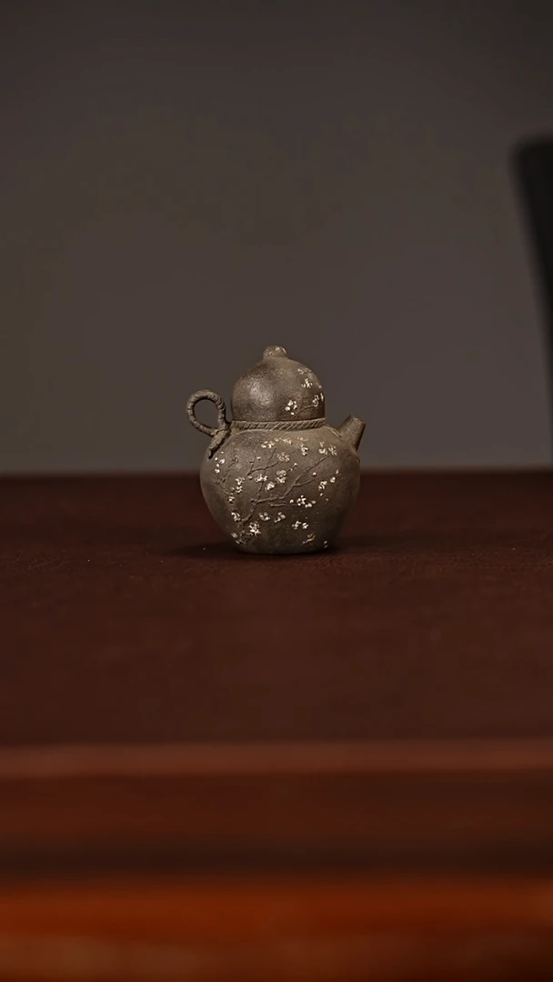 茶壶紫砂雪梅葫芦90cc全手