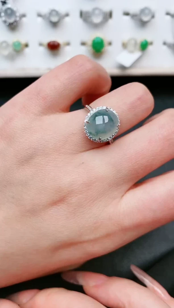 【闪购商品】翡翠戒指银S925镶嵌.....