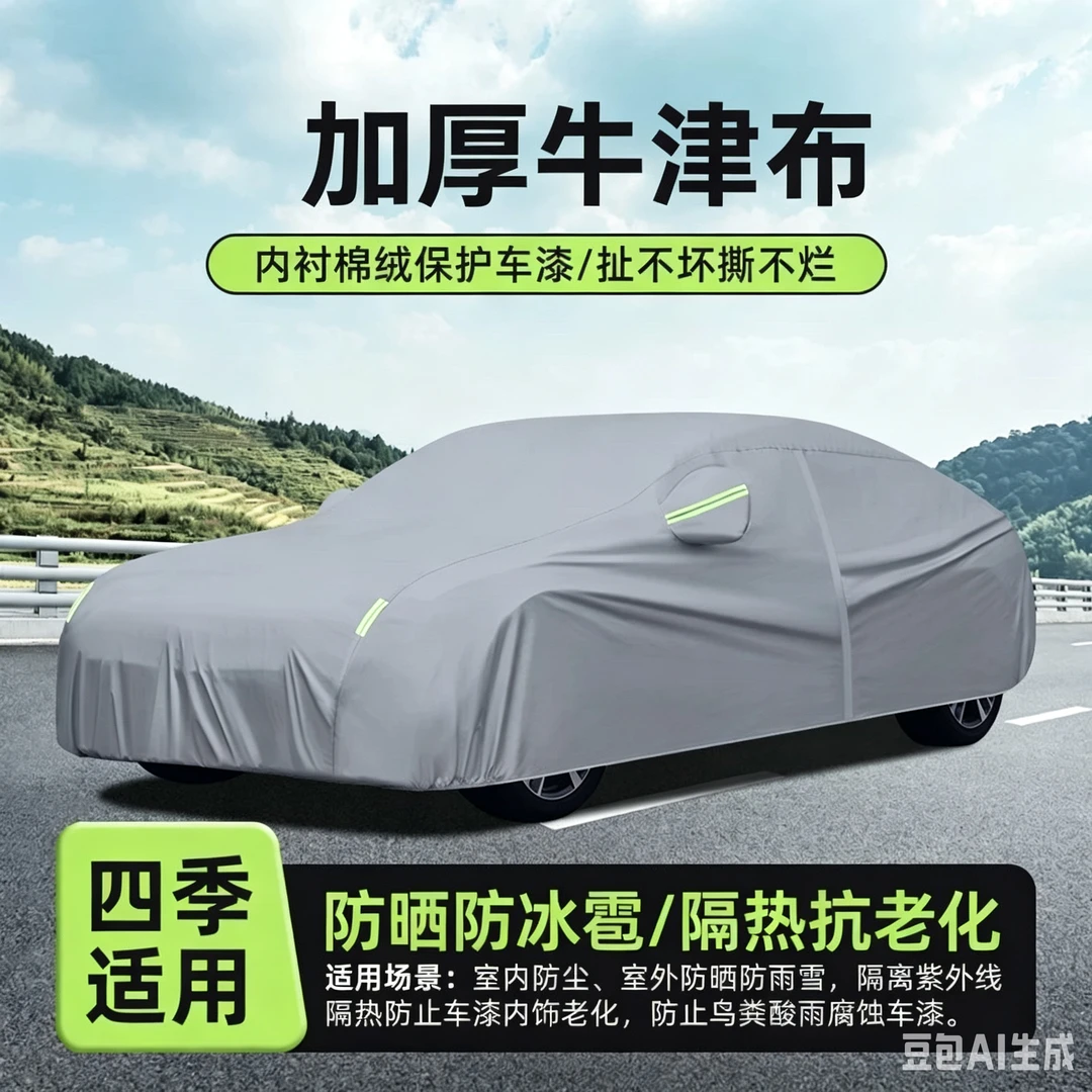 奔驰牛津布车衣车罩防水隔热专用加厚四季通用外车套全罩汽车车衣
