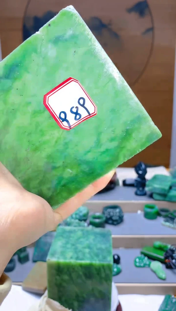 【闪购商品】和田玉（碧玉）珠宝半成品未镶嵌1