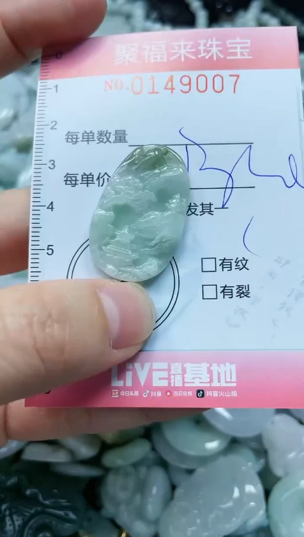 翡翠未镶嵌颈饰闪购0149007