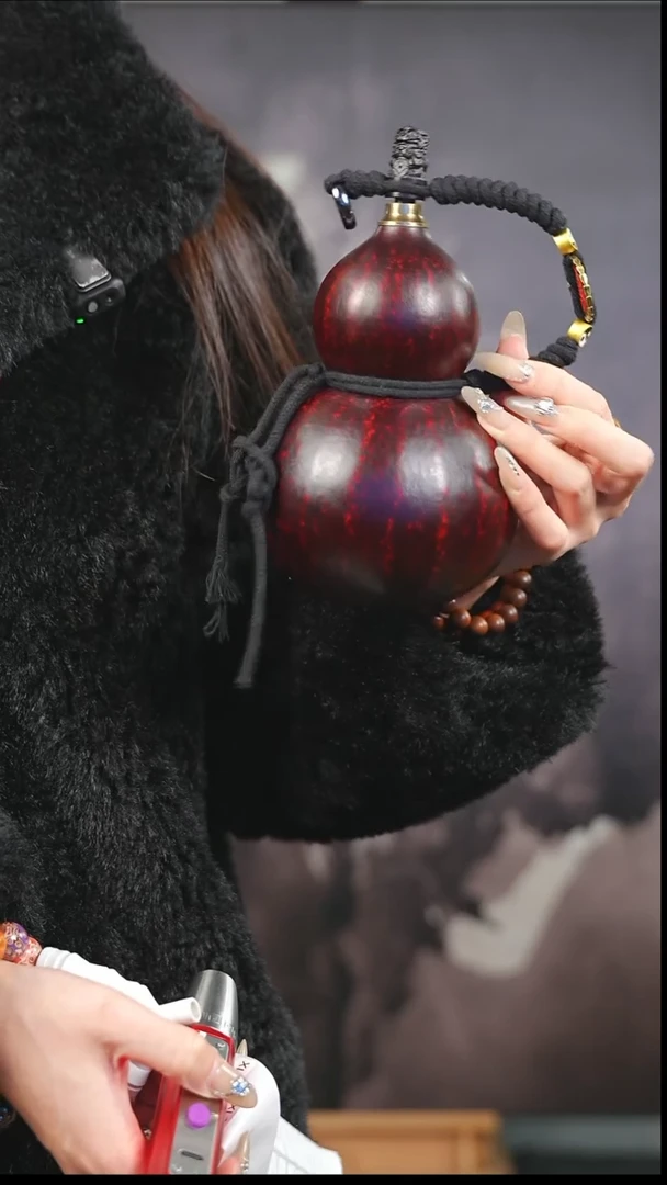 【闪购商品】XL165大漆酒葫芦不包手串及旋转底座