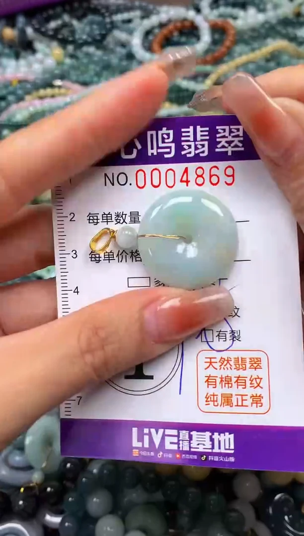 颈饰未镶嵌翡翠闪购004869