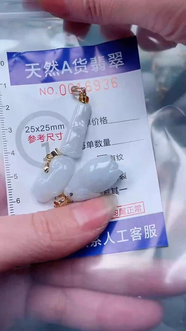 翡翠未镶嵌吊坠(不含链)1