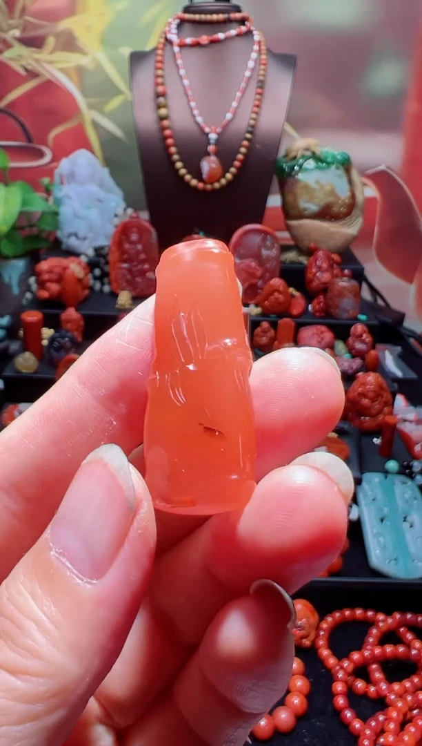 吊坠(不含链)未镶嵌南红玛瑙老*吊坠