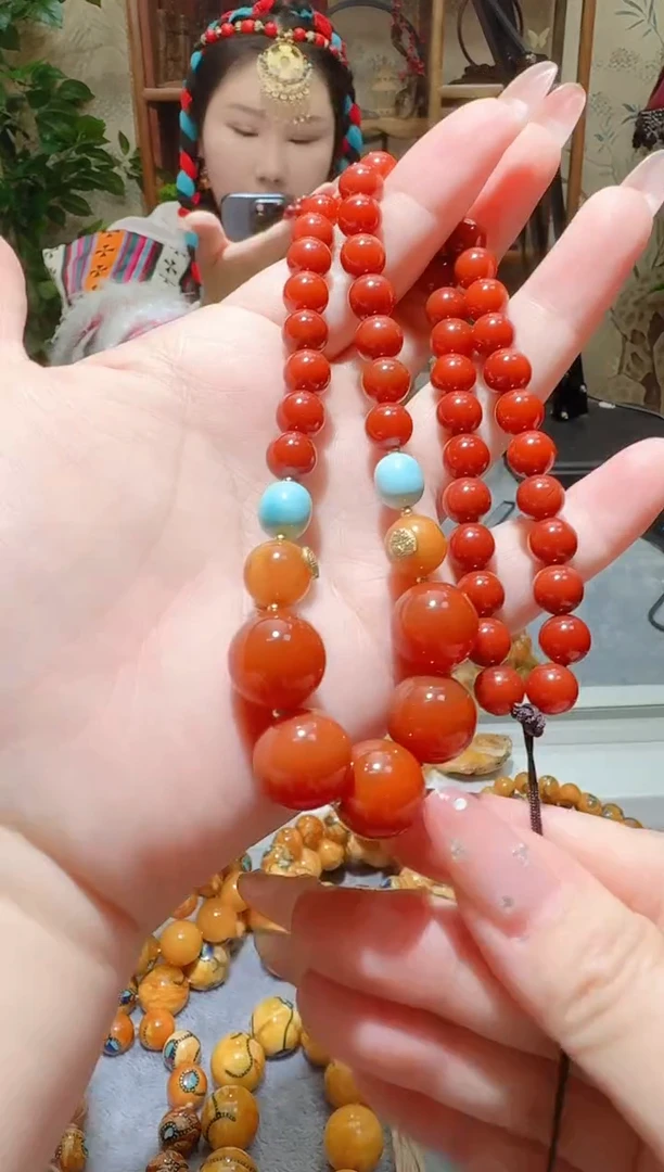 蜜蜡颈饰未镶嵌199天然蜜蜡珠宝奇石全都保真