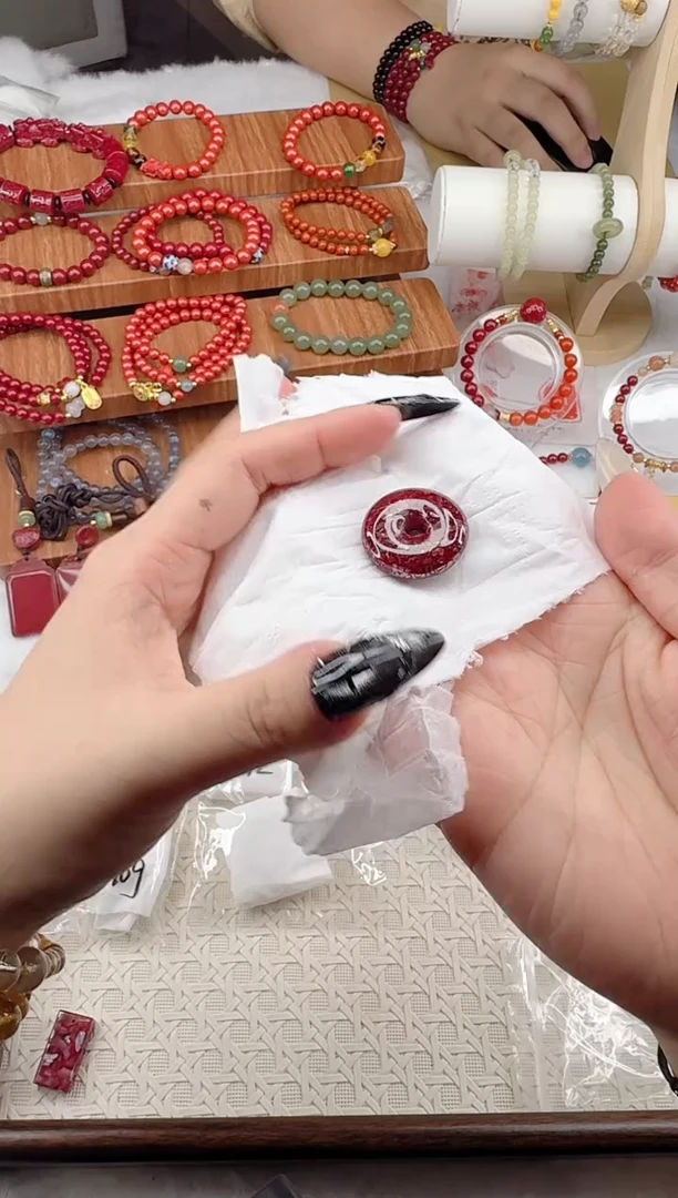 非金属布艺三号平安扣14g