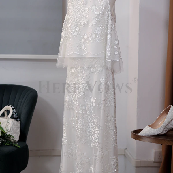 闪闪蕾丝背心套装连衣裙礼服订婚领证生日度假宴会穿搭小礼裙