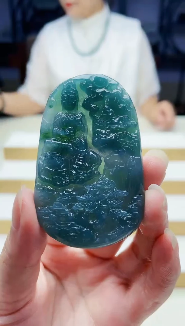 未镶嵌定制翡翠毛货09230154