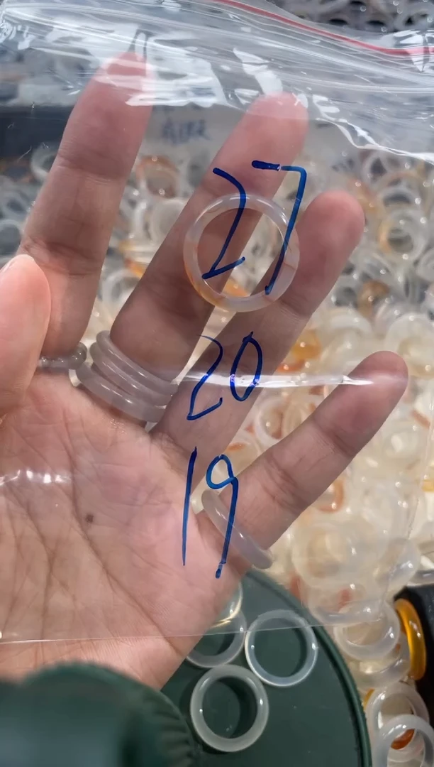 玛瑙/玉髓戒圈未镶嵌27