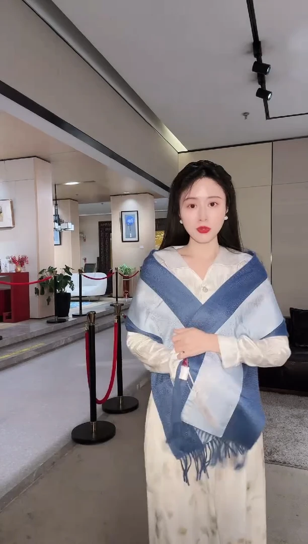 月流烟渚 羊绒围巾（星郎）