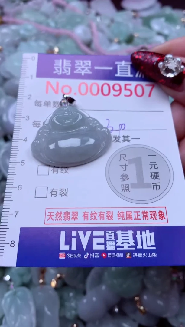 吊坠(不含链)未镶嵌翡翠9507