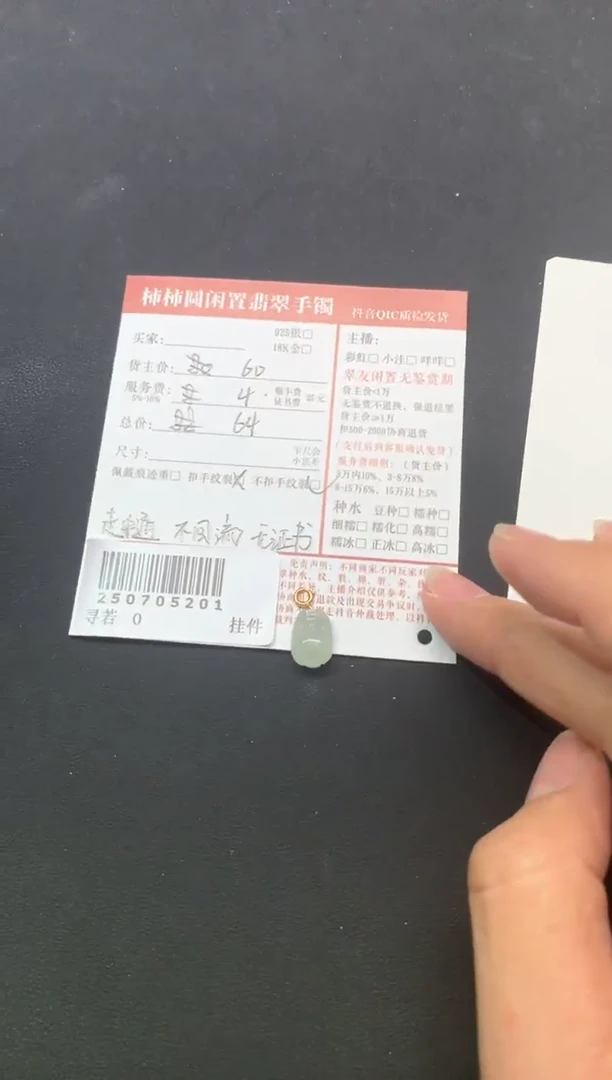 颈饰未镶嵌翡翠姐姐250705201