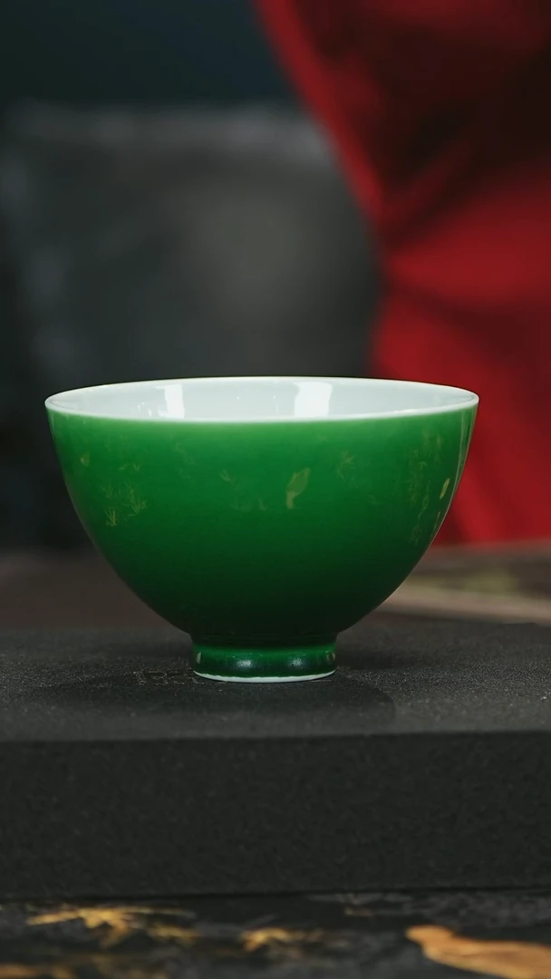 【闪购商品】瓷堂里郎窑绿杯子