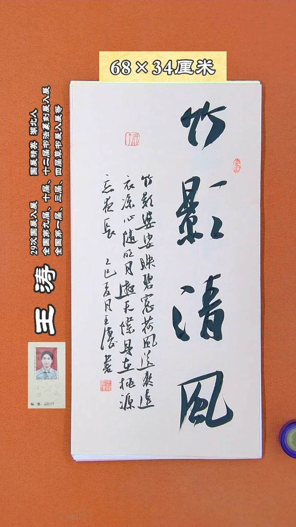 书法92R王涛书法作品