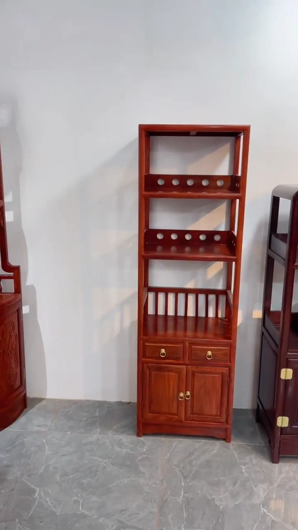 【闪购商品】花梨木类家具刺猬紫檀书架