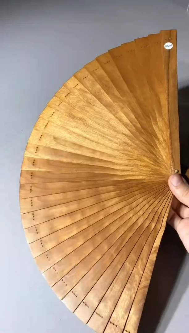 金丝楠702号21cm金丝楠木小叶桢楠扇子