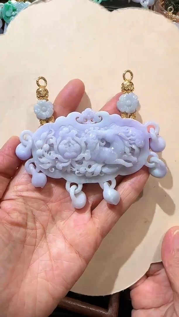 【闪购商品】翡翠颈饰未镶嵌国风