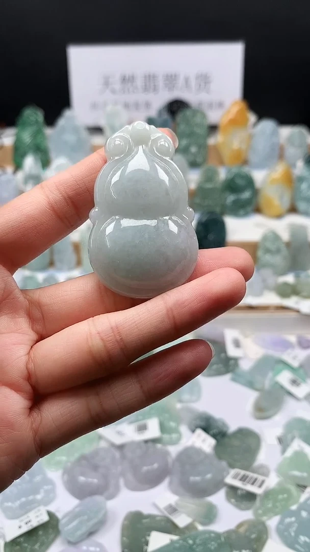 吊坠(不含链)未镶嵌翡翠36大葫芦