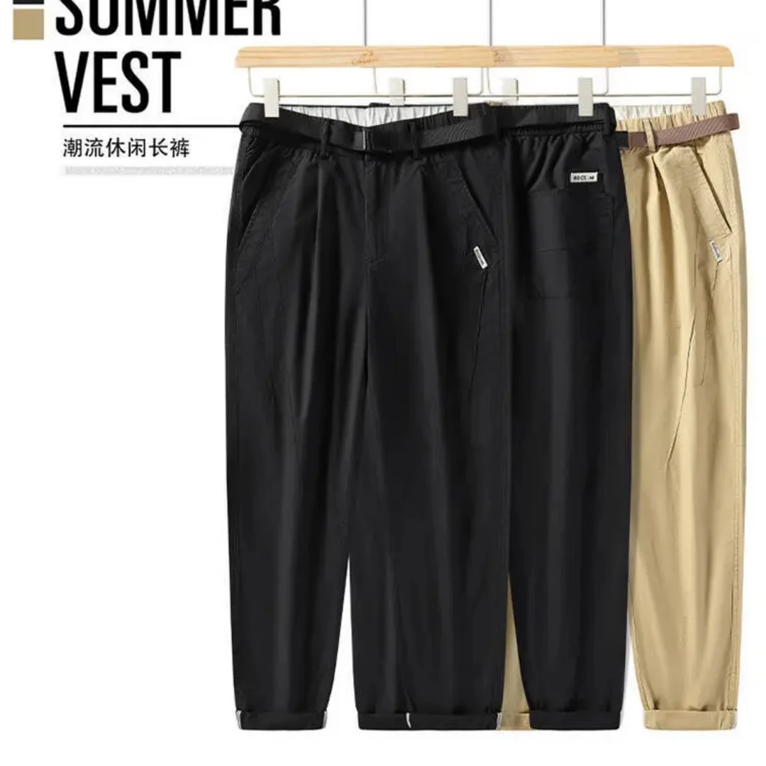 6602-商场专柜下午刚撤柜-夏季休闲裤中性直筒休闲裤（老粉必拍啊）