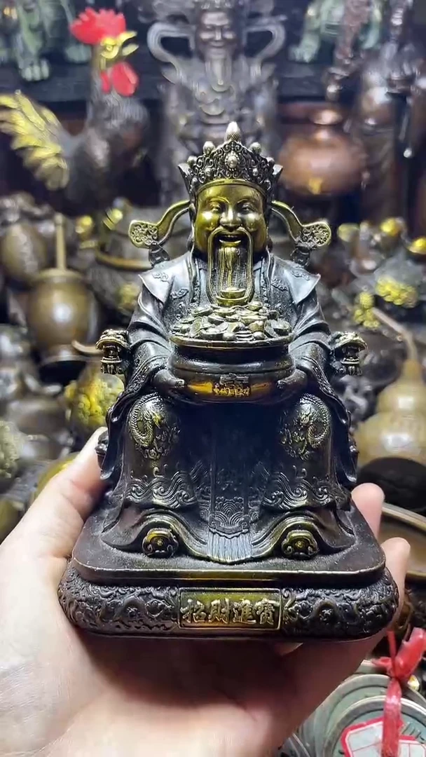 闪购链接，点击下单，有运费险，铜摆件