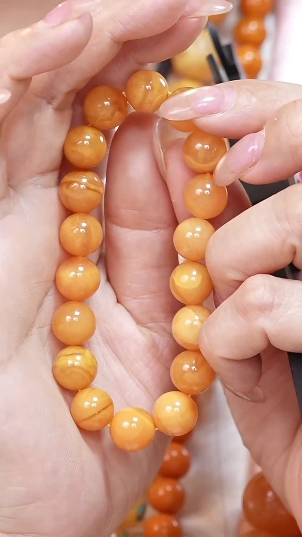 蜜蜡颈饰未镶嵌7837天然蜜蜡珠宝奇石云端妖孽全部保真