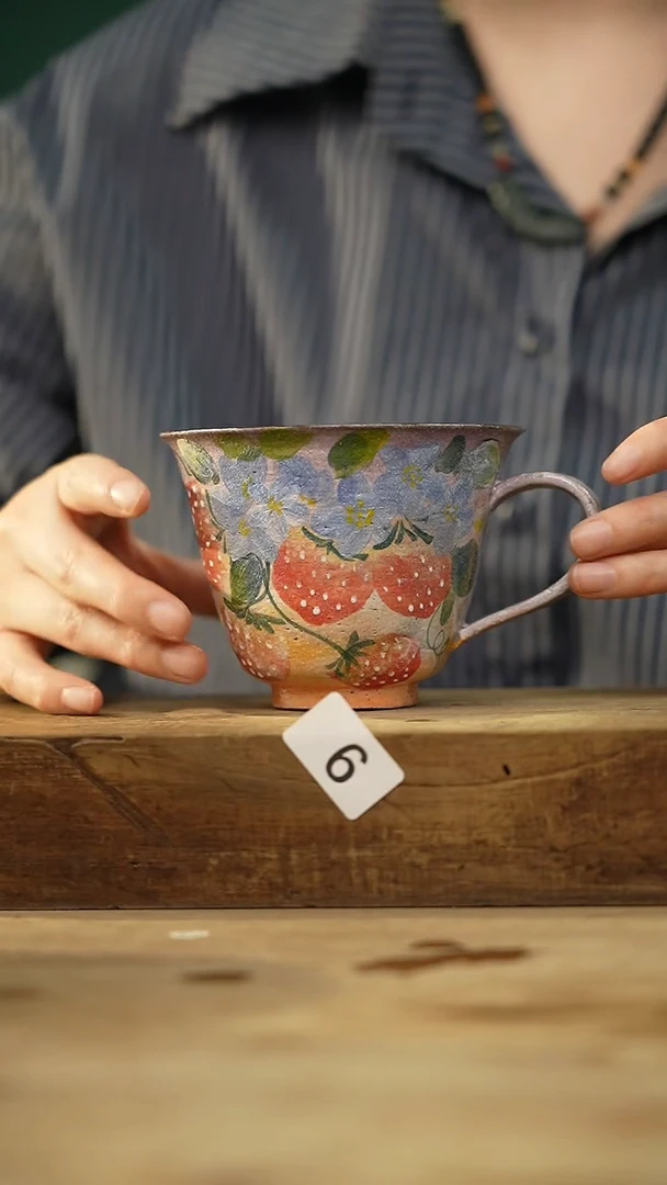 瓷片设计师手作款 油画风花卉系列！二期