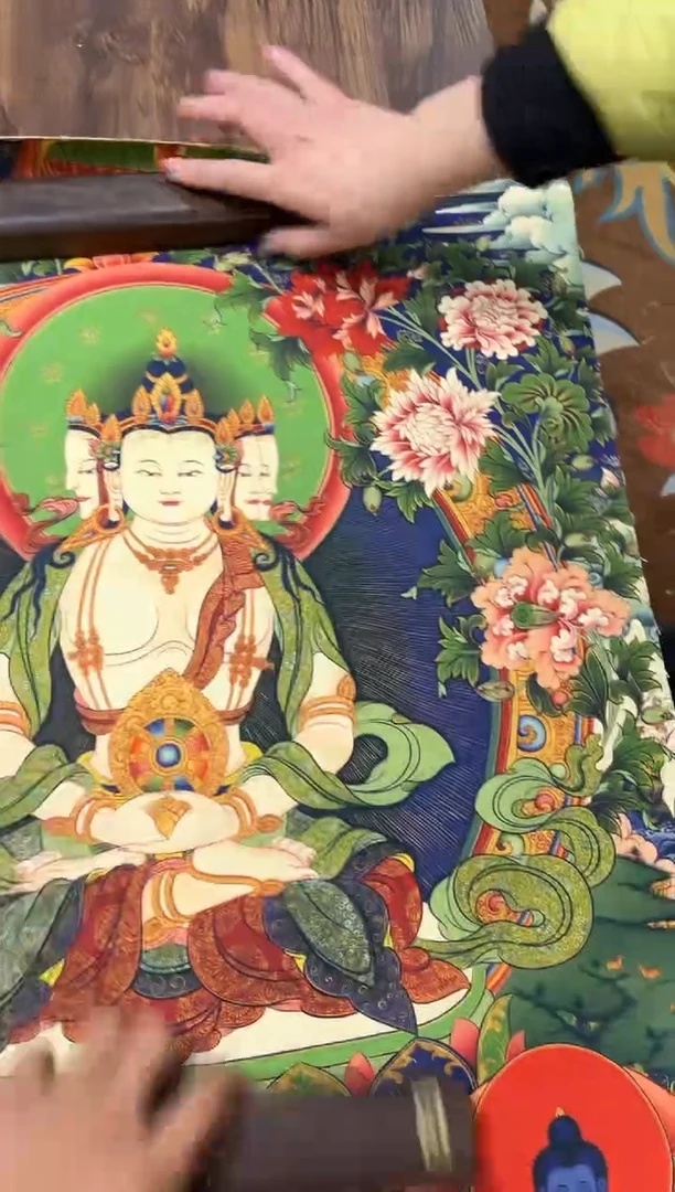 卷轴画老三的唐卡tk16