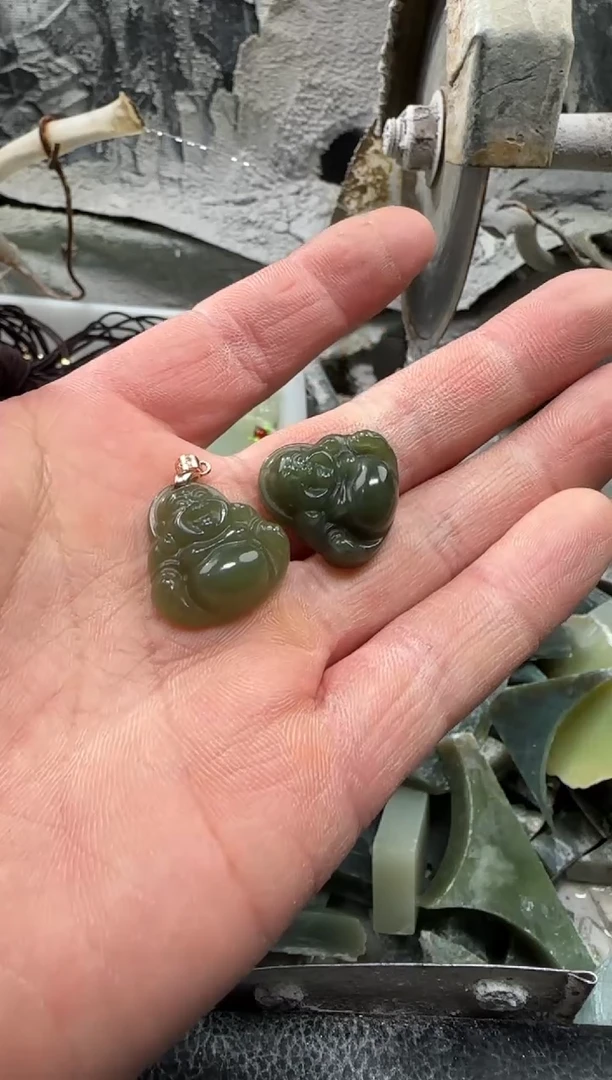 【闪购商品】和田玉颈饰银S925镶嵌吊坠多样性拍一发一件