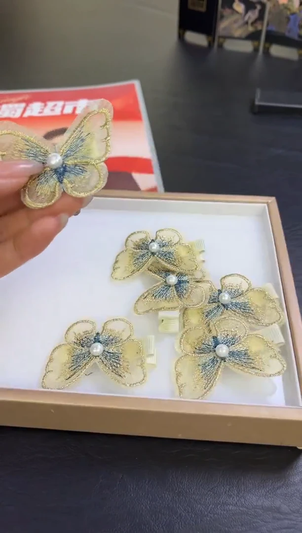 未镶嵌发饰淡水珍珠S39多样性发一件/
