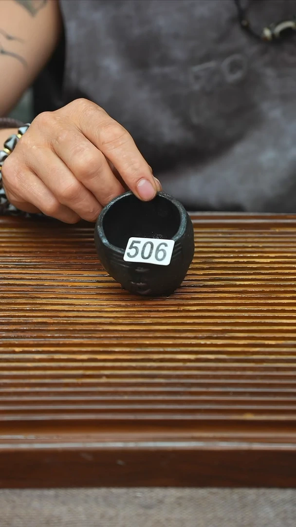 万古烧粗陶手工茶具