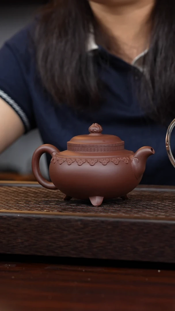 茶壶紫砂丹壶溢香紫砂壶360毫升
