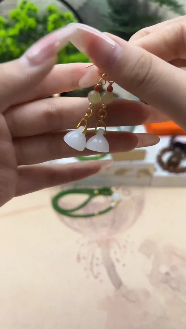 未镶嵌和田玉耳饰162