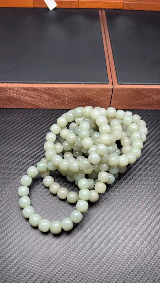 未镶嵌手串和田玉且末微色差近矿卡12多样性发货拍一发一
