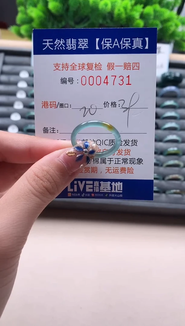 未镶嵌戒指翡翠天然 4731