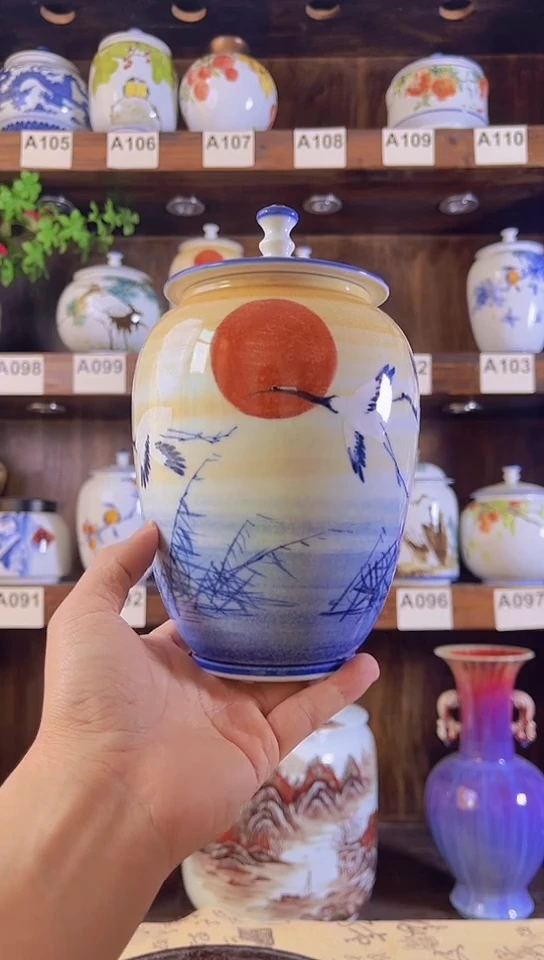 迎君陶瓷纯手工手绘