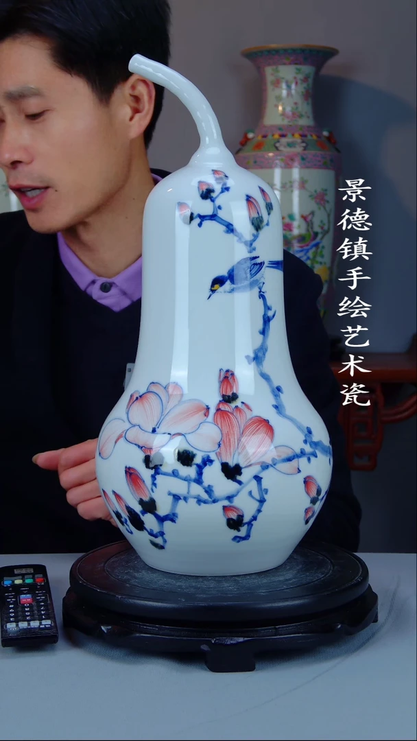 摆件陶瓷景德镇手工手绘陶瓷20