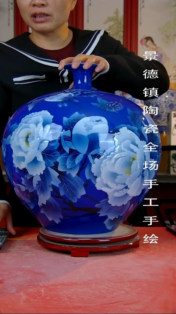 摆件景德镇陶瓷 全场手工手绘