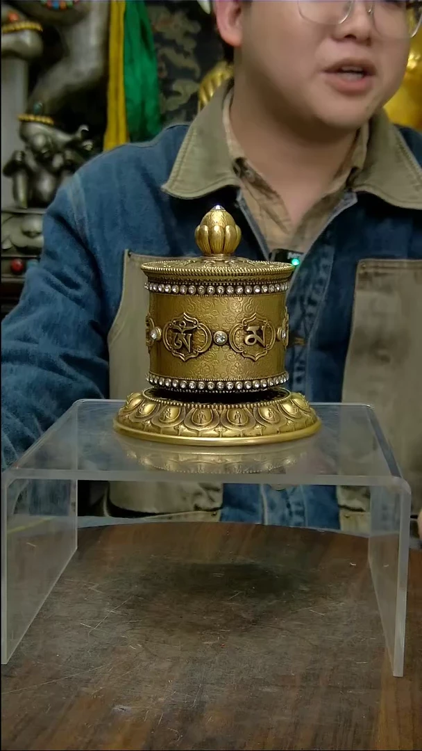 【闪购商品】转经筒铜像造像收藏造像