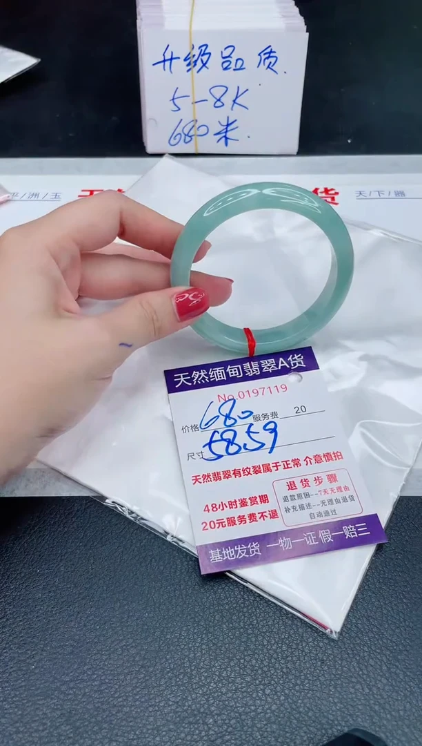 未镶嵌手镯翡翠680.00