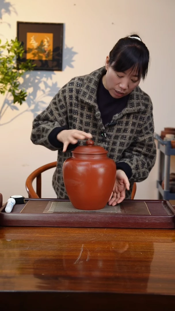 宜兴原矿紫砂茶叶罐