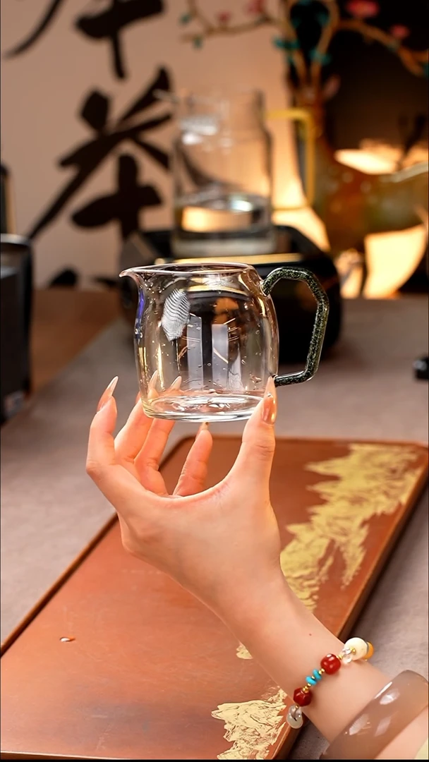 暗香疏影/炫彩秦权匀杯/黑金