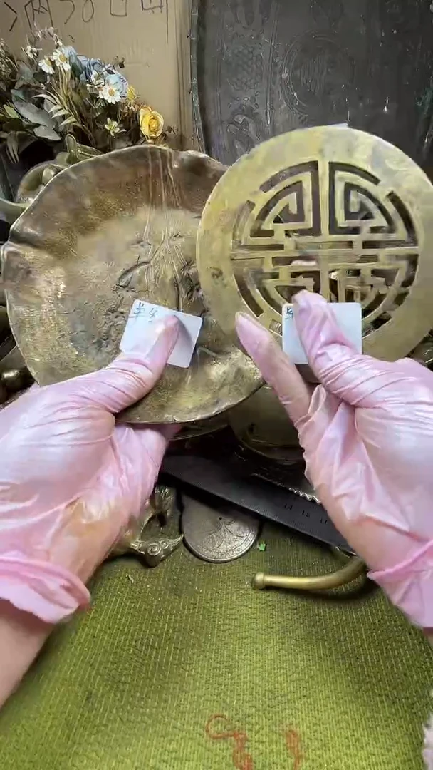 羊*生亿锦铜回流铜器摆件218