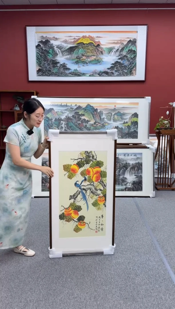 国画事事如意 125*65
