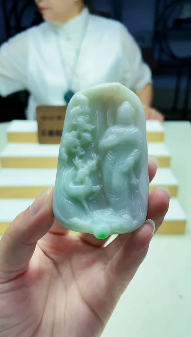 颈饰未镶嵌翡翠09150015